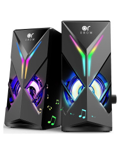 Altavoces Multimedia OROROW S201 10W RGB para PC y Laptop