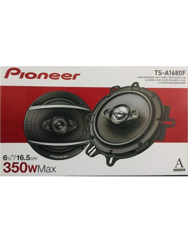 Altavoces Coaxiales Pioneer TS-A1680F 6.5" 4 Vías 80W