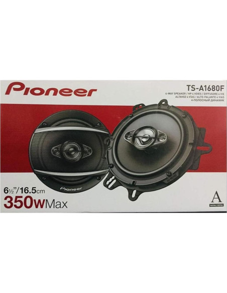 Altavoces Coaxiales Pioneer TS-A1680F 6.5" 4 Vías 80W