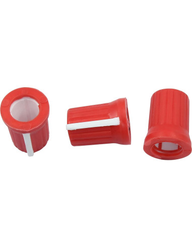 5 Perillas Rotativas EQ Universales Rierdge de Goma - Colores