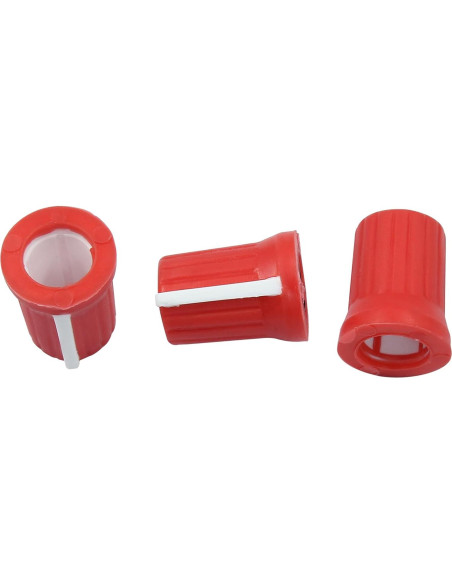 5 Perillas Rotativas EQ Universales Rierdge de Goma - Colores