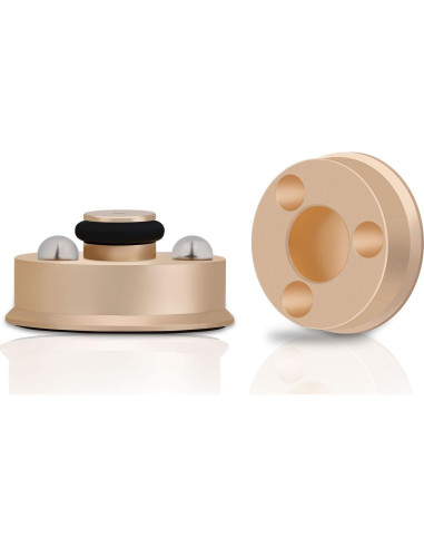 Pies de Aislamiento de Audio Monosaudio Dorado 4 Pcs 39x24mm