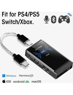 Amplificador DAC Bluetooth Shanling UP6-US con LDAC y NFC 2