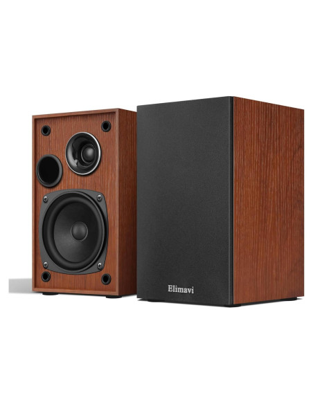 Altavoces de Estantería Pasivos Elimavi MM-D2 4" Madera