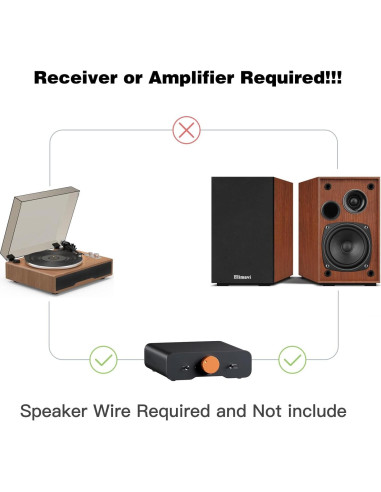 Altavoces de Estantería Pasivos Elimavi MM-D2 4" Madera