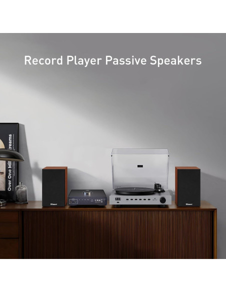 Altavoces de Estantería Pasivos Elimavi MM-D2 4" Madera