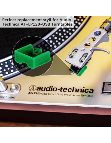 Aguja de Reemplazo ATN95E Zentect para Tocadiscos Audio-Technica