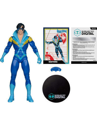 Figura de acción Nightwing McFarlane Toys 17.78 cm con coleccionable