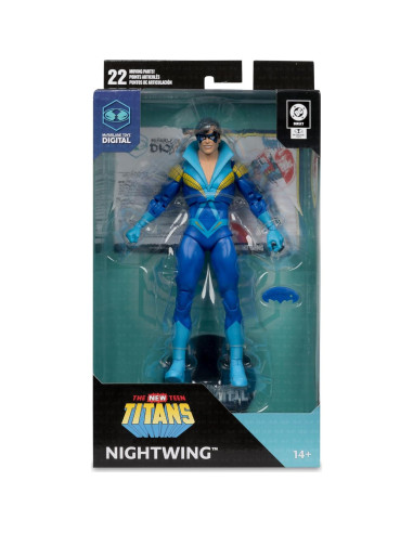Figura de acción Nightwing McFarlane Toys 17.78 cm con coleccionable