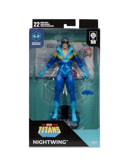 Figura de acción Nightwing McFarlane Toys 17.78 cm con coleccionable