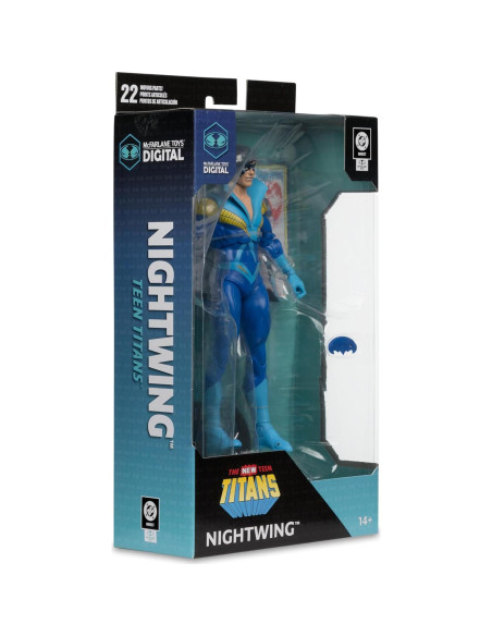 Figura de acción Nightwing McFarlane Toys 17.78 cm con coleccionable