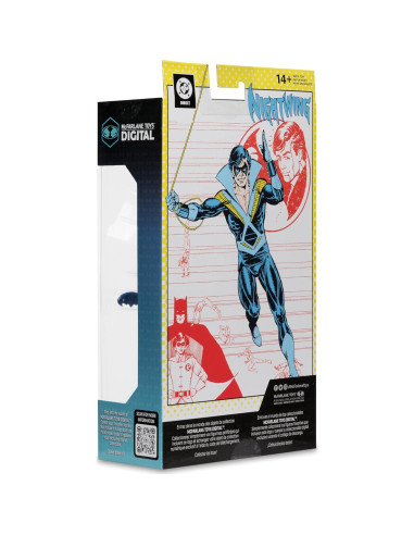Figura de acción Nightwing McFarlane Toys 17.78 cm con coleccionable