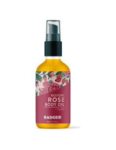 Aceite Corporal Badger Rosa 100% Orgánico 118 ml Hidratante