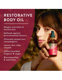 Aceite Corporal Badger Rosa 100% Orgánico 118 ml Hidratante 2