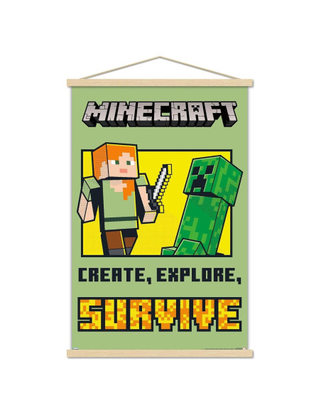 Póster de Pared Trends International Minecraft 86.4x56.7cm
