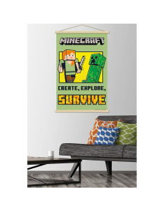 Póster de Pared Trends International Minecraft 86.4x56.7cm 2