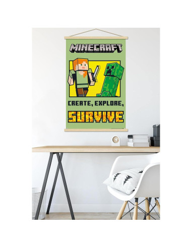 Póster de Pared Trends International Minecraft 86.4x56.7cm