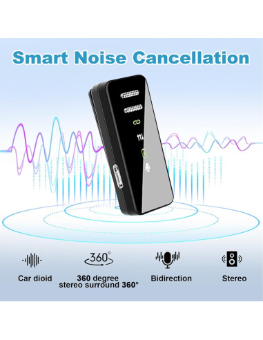 Micrófono Lavalier Inalámbrico CODMETQL S18-MIC 22.86m Bluetooth