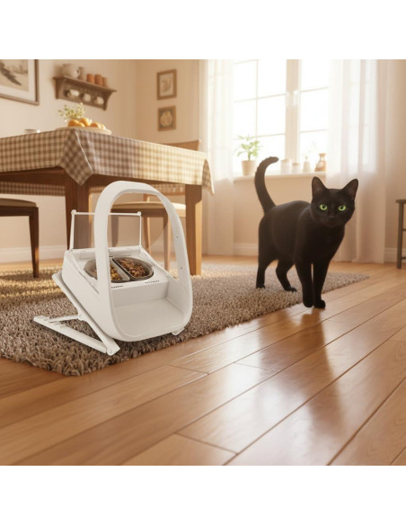 Soporte Ajustable para Comedero de Gatos SureFeed - Elevado y Antideslizante