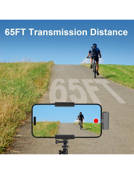 Micrófono Lavalier Inalámbrico CODMETQL S18-MIC 22.86m Bluetooth