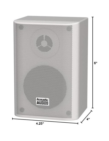 Altavoces de Exterior Goldwood AA351W 500W 2 Vías Blancos