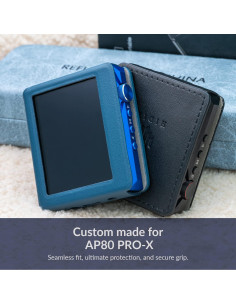 Funda de Cuero Hidizs AP80 PRO-X Negra, Hecha a Medida 2