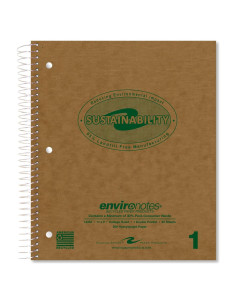Cuaderno Espiral Reciclado Roaring Spring 28x23cm 80 Hojas