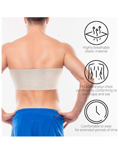 Faja de Soporte para Costillas ORTONYX Unisex S-M Beige