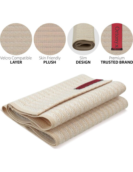 Faja de Soporte para Costillas ORTONYX Unisex S-M Beige