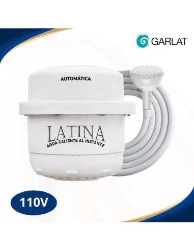 Ducha Eléctrica GARLAT LT20 110V con Ducha de Mano Mini