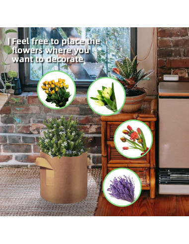 30 Bolsas de Cultivo de 10 Galones Ohiyoo para Jardín