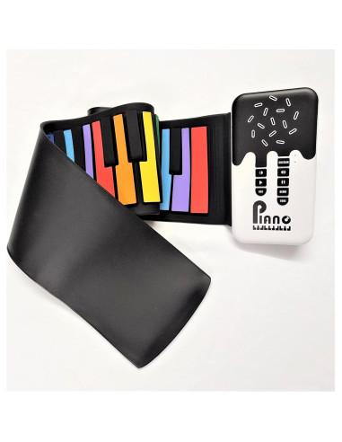 Piano Digital Plegable MAGICON US-49KEY 49 Teclas Arcoíris