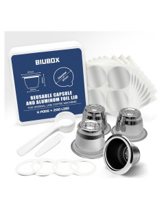 Cápsulas Reutilizables Nespresso OriginalLine 4Tazas 200Tapas