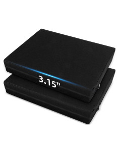 Almohadilla Impermeable FirstGift 2 Pack 8 cm Negro