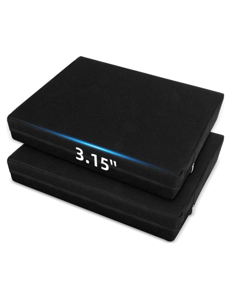 Almohadilla Impermeable FirstGift 2 Pack 8 cm Negro