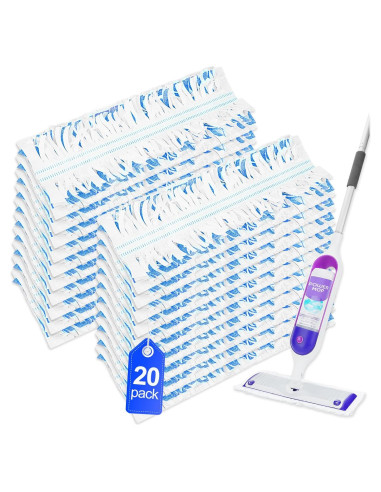 Paquete de 20 almohadillas desechables Power Mop YagoDago