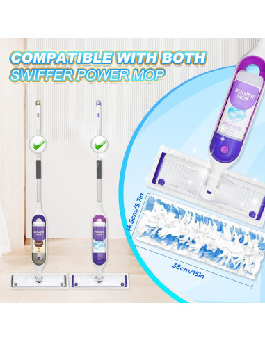 Paquete de 20 almohadillas desechables Power Mop YagoDago