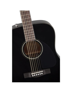 Guitarra Acústica Fender CD-60 Dreadnought V3 Negra con Estuche 2
