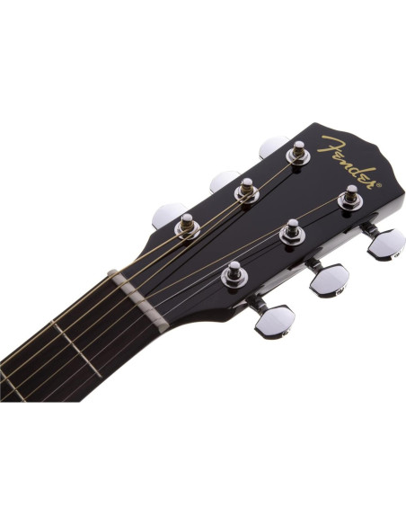Guitarra Acústica Fender CD-60 Dreadnought V3 Negra con Estuche