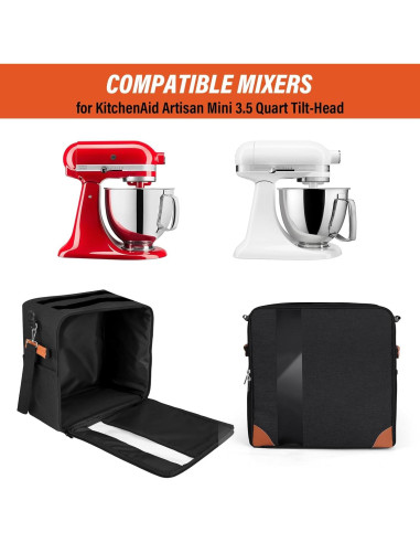 Cubierta para Batidora de Pie KitchenAid 4.5-5L con Bolsillos