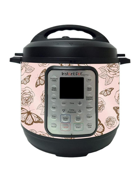 Piel Brillante MightySkins para Instant Pot Duo 6-QT - Jardín de Mariposas