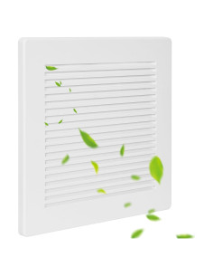 Cubierta de Ventilador de Baño TIHCXNY 22.86x22.86 cm Blanca