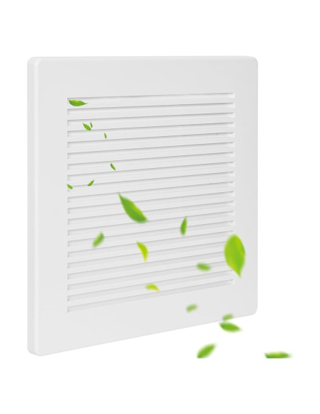 Cubierta de Ventilador de Baño TIHCXNY 22.86x22.86 cm Blanca