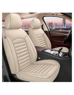 Cubiertas de Asiento IKABEVEM para Nissan Juke 2011-2017 Beige