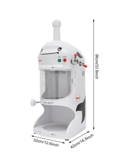 Máquina de Hielo Comercial DOONARCES 350W Eléctrica 16.8kg