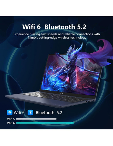 Laptop NIMO 15.6" FHD, 16GB RAM, 1TB SSD, Intel Pentium N100