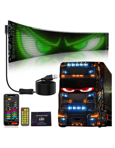 Luces LED Ojos del Diablo Pddolw 34.8x10.2 cm Programables