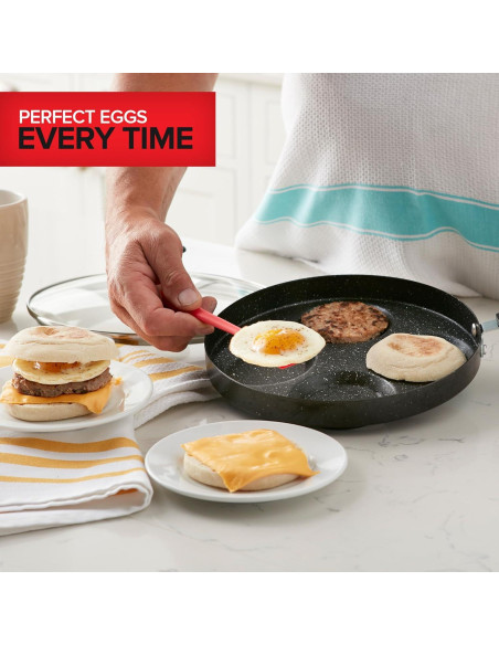 Sartén Antiadherente para Freír Huevos Innovaciones Modernas 4 Tazas