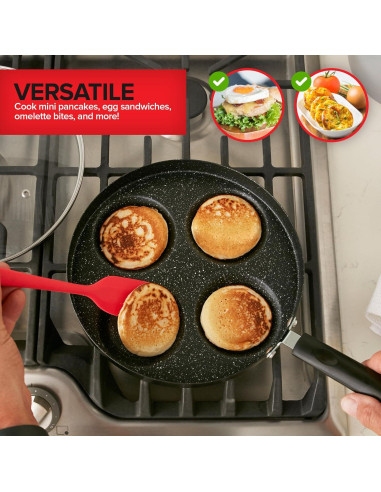 Sartén Antiadherente para Freír Huevos Innovaciones Modernas 4 Tazas