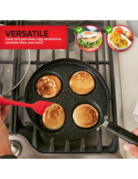 Sartén Antiadherente para Freír Huevos Innovaciones Modernas 4 Tazas